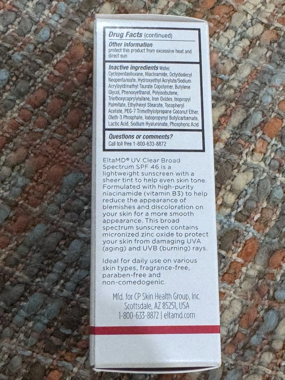 EltaMD UV Clear Tinted Face Sunscreen SPF 46